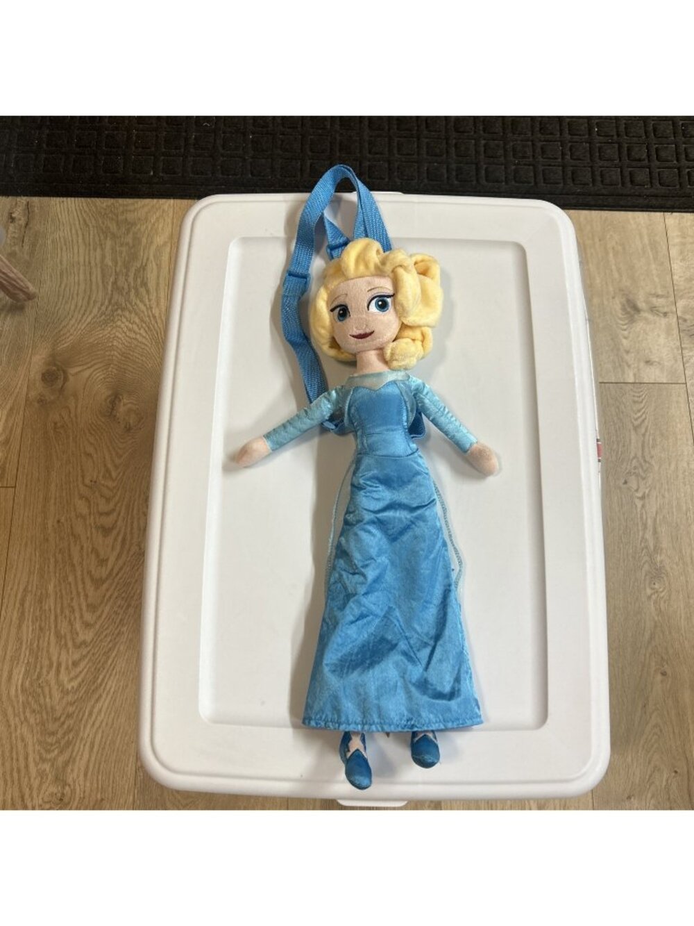 Frozen Elsa Plush Backpack, 17", Preloved Has Some Spots